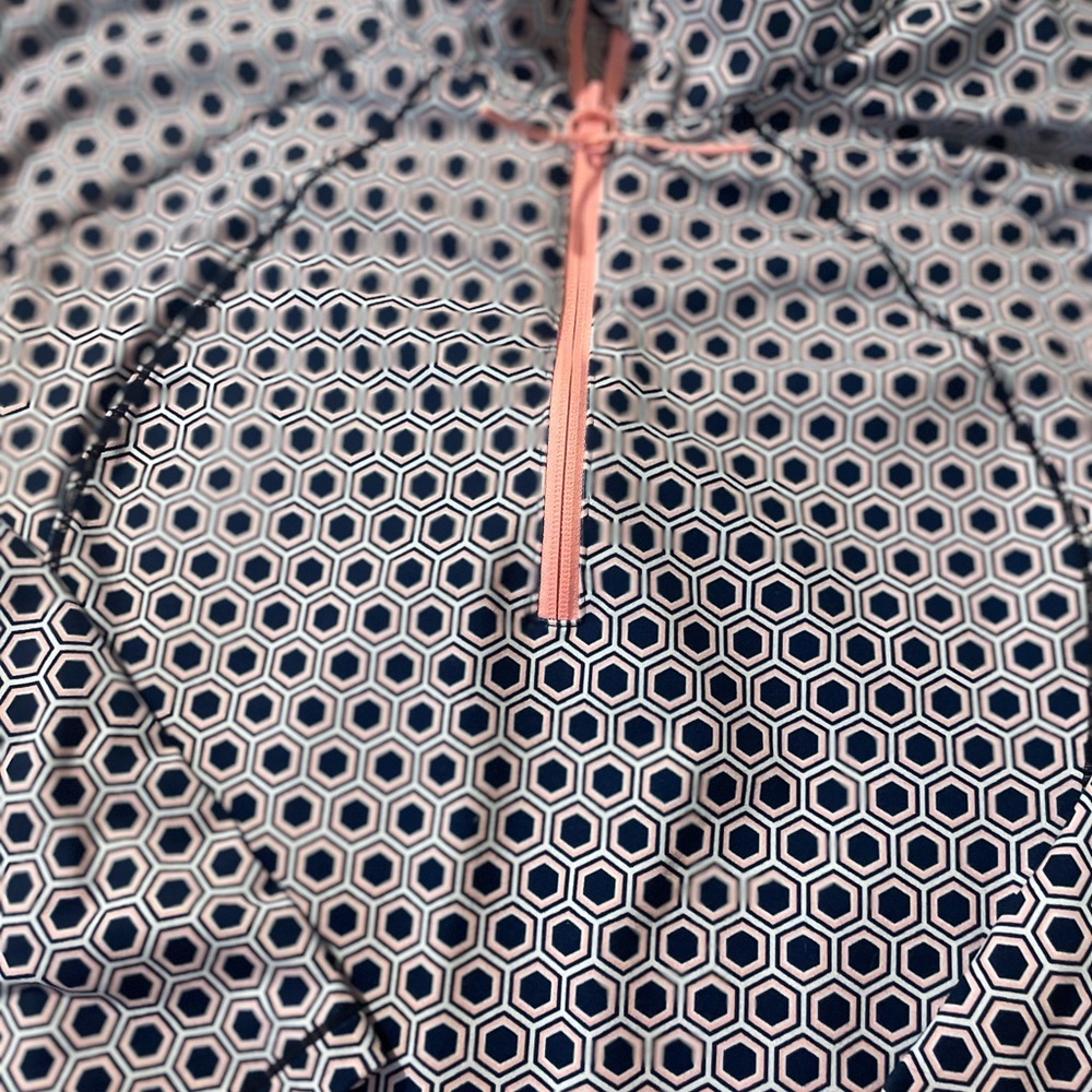 Quarter zip athletic pullover.